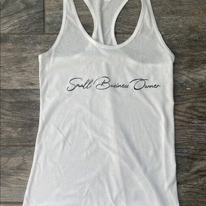 Small Business Owner Racerback Tank